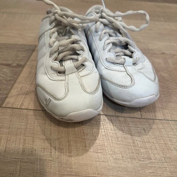 VARSITY CHEERLEADER 109602 WHITE CHEER SHOES US YOUTH SIZE 4 - Picture 3 of 7